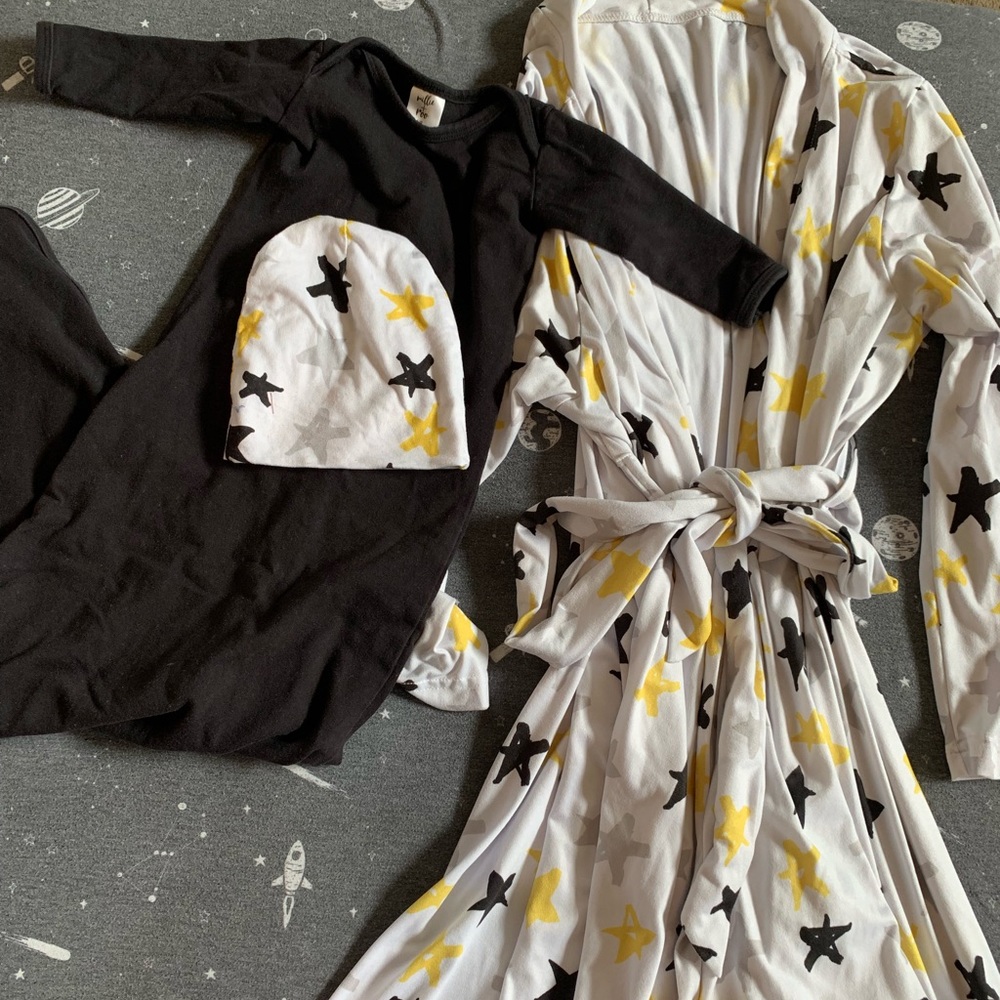 Posh Peanut Robe & Millie & Roo Gown Hospital